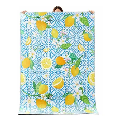 Kaşmir Halı Dekoratif Art Mutfak Lemon 80x150 cm