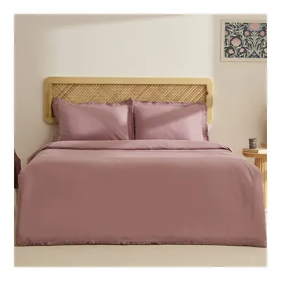 Home Helios %100 Pamuk Çift Kişilik Nevresim Takımı Gül Kurusu