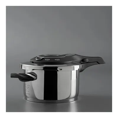 Procook 4,5 Litre Gri Paslanmaz Çelik Düdüklü Tencere