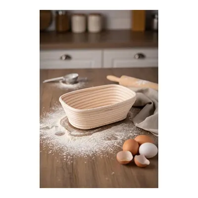 Bambum Puder - Ekmek Mayalama Sepeti Dikdörtgen 20 Cm