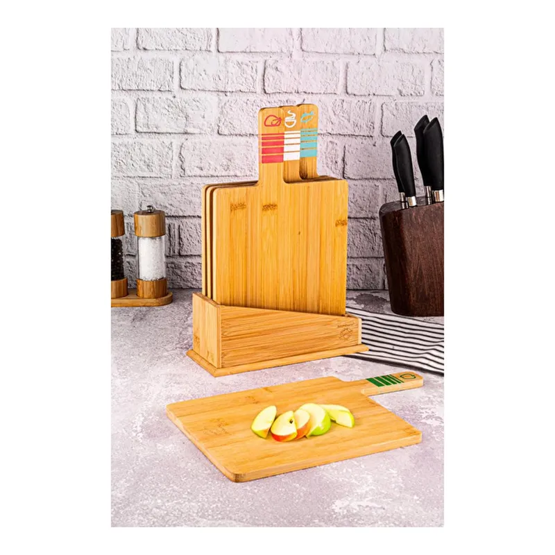 Bambum Tapenade Plus - 4'lü Kesme Tahtası, görsel 1