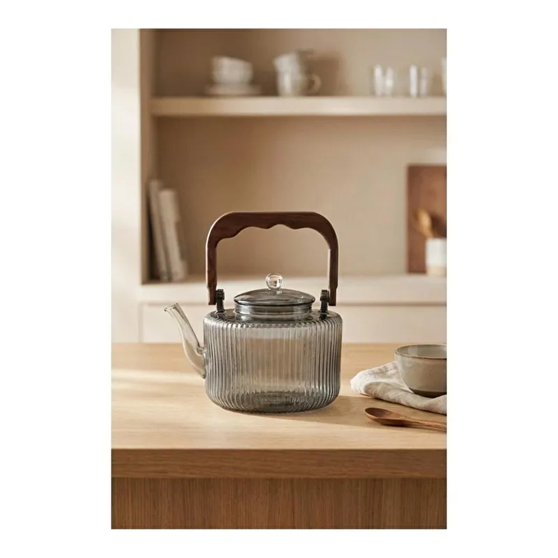 Bambum Taşev Kunka Cam Demlik 1750ml, görsel 1