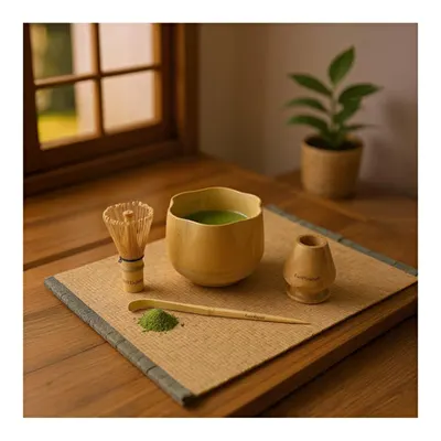 Bambum Cashi 4 Parça Matcha Çayı Seti