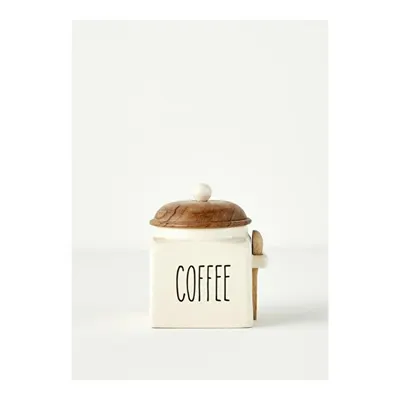 Koffi Seramik Kavanoz Krem (800 ml)