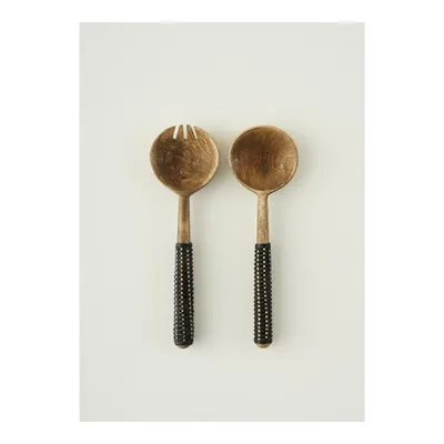 Riva Salata Servis Seti Naturel (27x8 Cm)