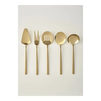 Siena 5 Parça Servis Seti Gold