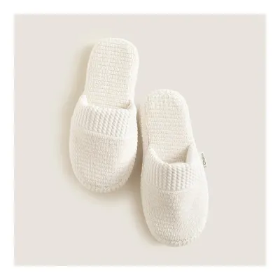 Eva Cotton %100 Pamuk Unisex Terlik Ekru