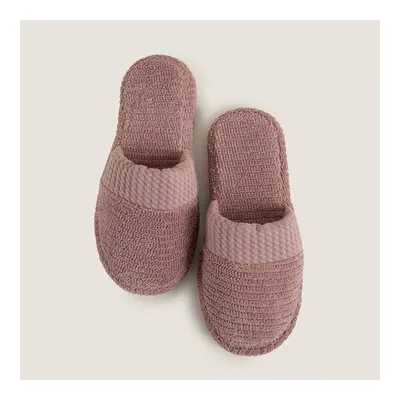 Eva Cotton %100 Pamuk Unisex Terlik Küllü Gül