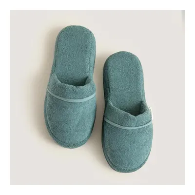 Solid Bambu Unisex Terlik Duman Turkuaz