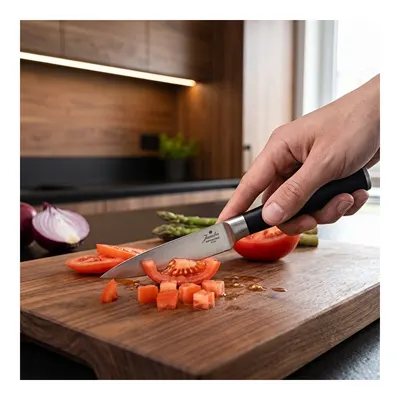 New Utsuri Alman Çeliği Soyma Bıçağı 9 cm