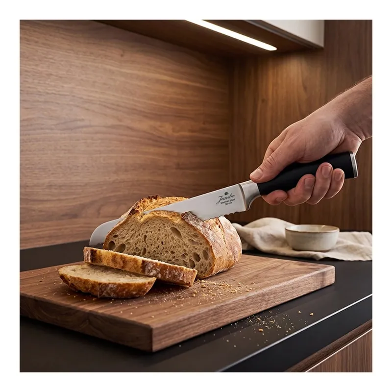 New Utsuri Alman Çeliği Ekmek Bıçağı 20 cm, görsel 1