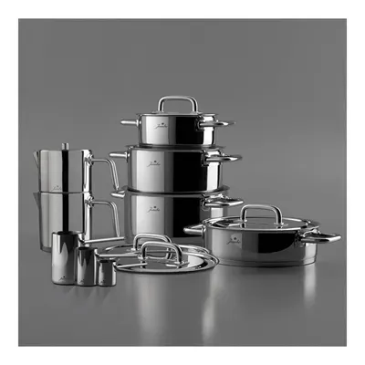 Metalix 14 Parça Çelik Çeyiz Seti (Metalix 8 Parça Çelik Tencere Seti-Metalix Full Metal Çaydanlık-3'lü Cezve)
