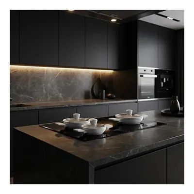 Swiss Crystal 6 Parça Light Grey Sahan Seti