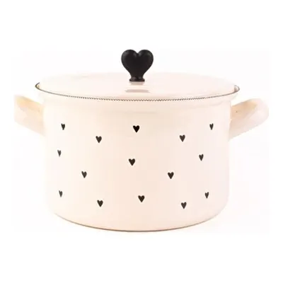Emaylab Black Cupid Emaye 20cm Tencere- 3 Litre