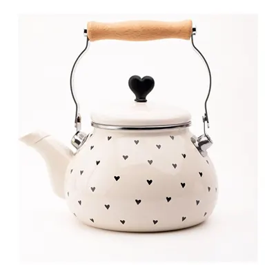 Emaylab Black Cupid Emaye Kettle