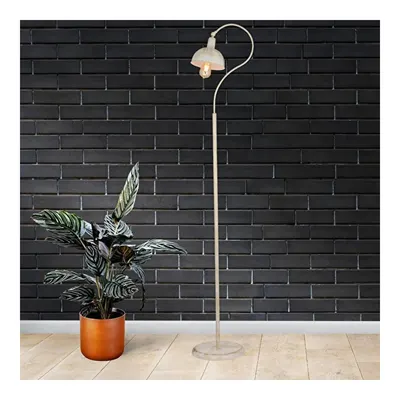 Apliqa Angora Beyaz Silme Dekoratif Tasarım Retro Modern Metal Lambader