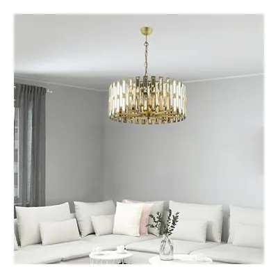 Apliqa Galliano Eskitme Kristalli, Taşlı Modern Tasarım Kristal Salon Avize
