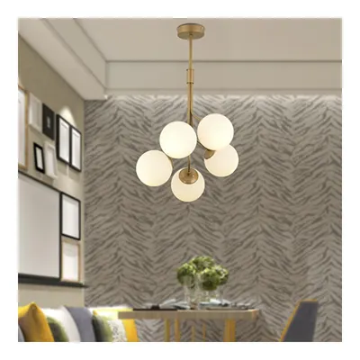 Apliqa Artel 5li Eskitme Top Avize Modern Sarkıt, Mutfak Yatak Odası Salon Avize