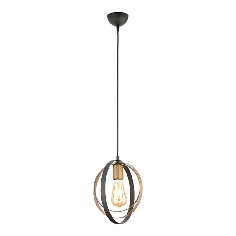 Apliqa Avanos Tekli Siyah Modern Koridor Mutfak Salon Retro Avize, görsel 1