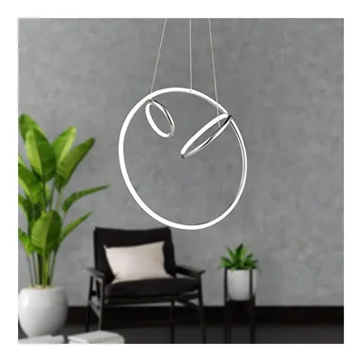 Apliqa Acosta Krom Sarkıt 44 Watt Sarkıt Ledli Ofis Avizeleri Modern Mutfak Banyo Led Salon Sarkıt Avize
