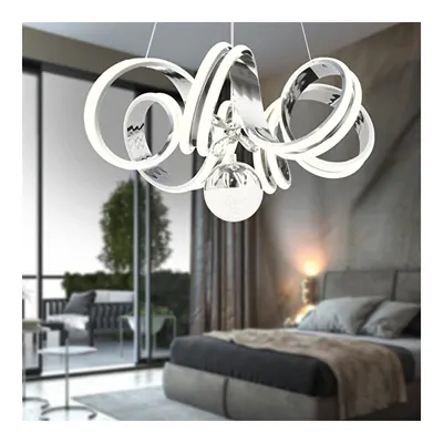 Apliqa Amott Krom 3 Renkli 150 Watt Kristal Ledli Kelebek Led Top Avize Modern Oturma Odası Salon Sarkıt Avize