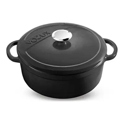 Voeux Kitchenware Elegance Siyah Derin Döküm Tencere 24 Cm