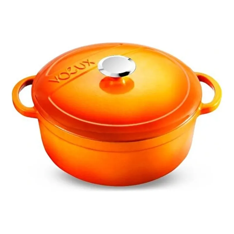 Voeux Kitchenware Amusant Turuncu Derin Döküm Tencere 28 Cm, görsel 1