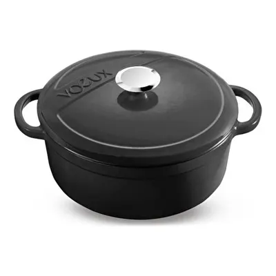 Voeux Kitchenware Elegance Siyah Derin Döküm Tencere 28 Cm