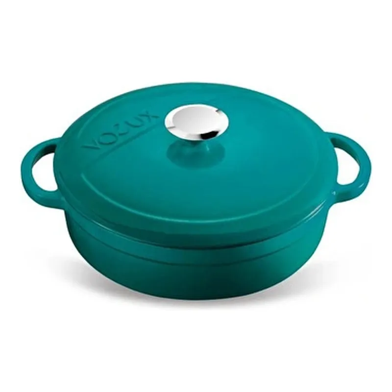 Voeux Kitchenware Profond Turkuaz Sığ Döküm Tencere 28 Cm, görsel 1