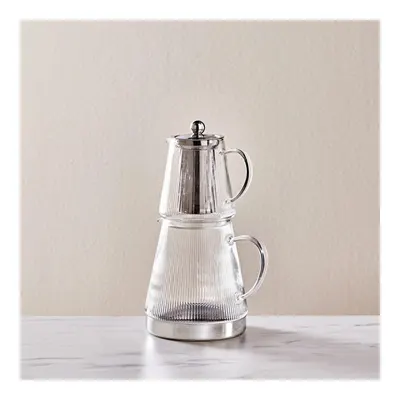 Keops Borosilikat Cam Mini Çaydanlık Takımı 0,45L & 1,5L