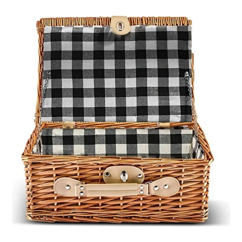 Wicker Hasır Piknik Sepeti, görsel 1