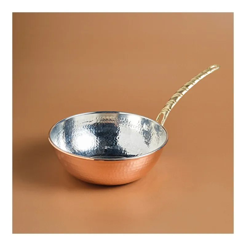 Alacahöyük Bakır Wok Tava 24 Cm, görsel 1