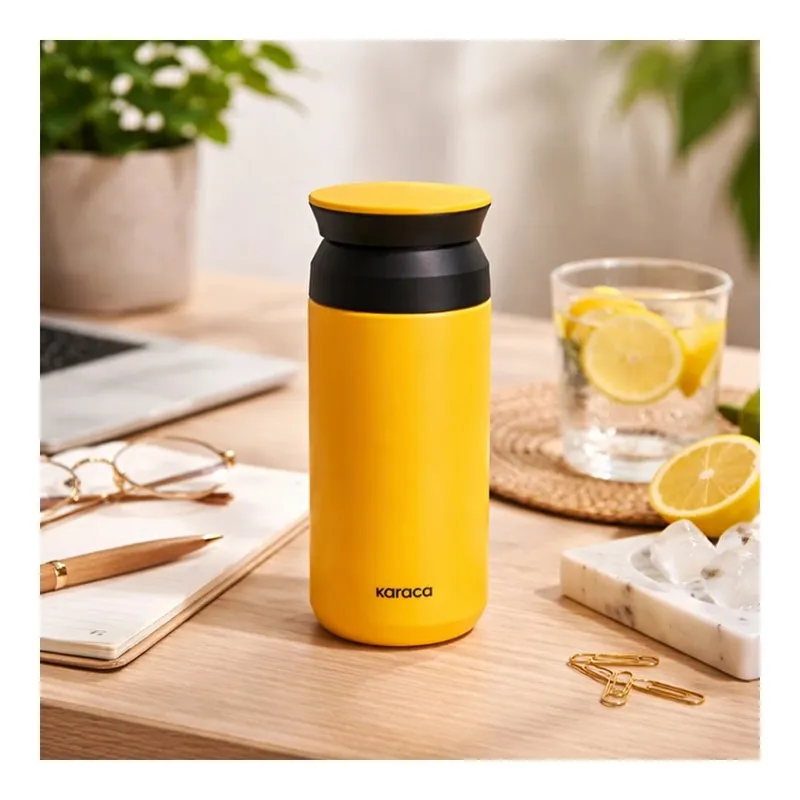 Rainbow Çelik Sızdırmaz Termos Sarı 350 ml, görsel 1