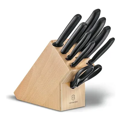 Victorinox Swiss Classic Ahşap Blok 9'lu Bıçak Set