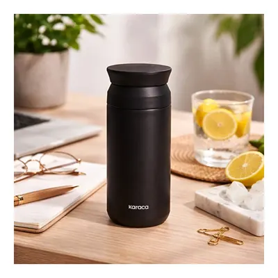 Rainbow Çelik Sızdırmaz Termos Siyah 350 ml