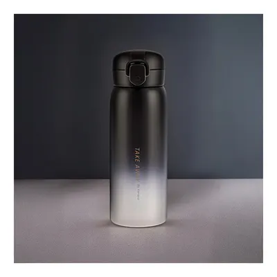 Skyfall Çelik Sızdırmaz Termos 350 ml Siyah