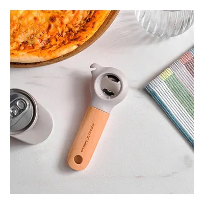 x Refika Gadgets Ahşap Saplı 3 In 1 Açacak