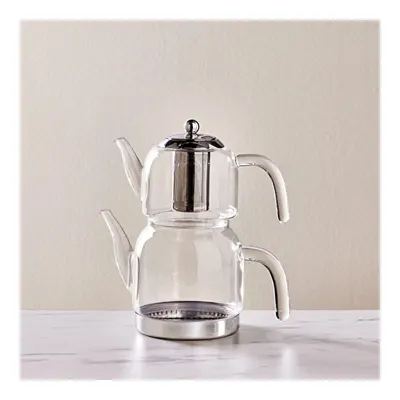 Panora Aile Boyu Midi Cam Çaydanlık Takımı 1,25L & 2,5L