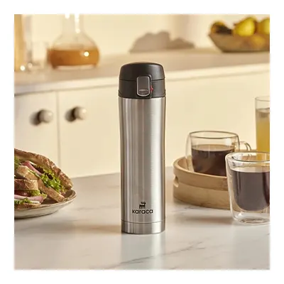 Pluton Çelik Sızdırmaz Termos Inox 450 ml