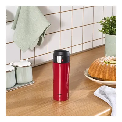 Pluton Çelik Sızdırmaz Termos Kırmızı 350 ml