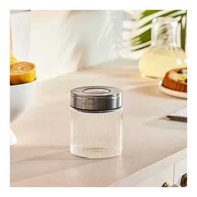 Ripple Inox Cam Saklama Kabı 450 ml