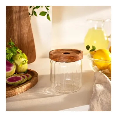 Mova Akasya Çizgili Saklama Kabı 360 ML