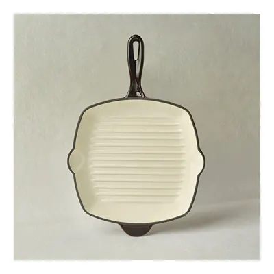 Heritage Demir Döküm Emayeli Grill Tava 26 cm Kırmızı