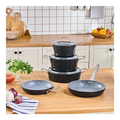 Emsan Biogranit Power Inox 8 Parça Tencere Seti