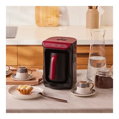 Emsan Közde Türk Kahve Makinesi Cherry Red