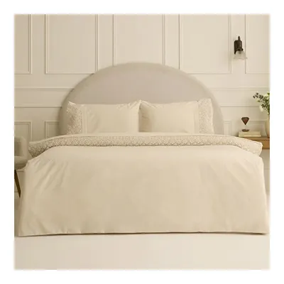 Home Rosal Brodeli Çift Kişilik Nevresim Takımı Bej