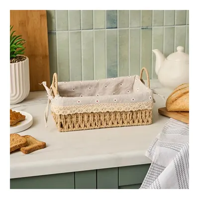 Emsan Daisy Ekmek Sepeti Vizon 25 Cm