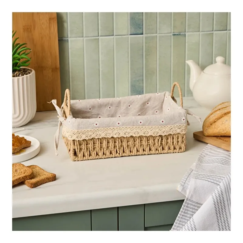 Emsan Daisy Ekmek Sepeti Vizon 25 Cm, görsel 1