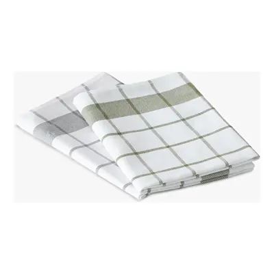 Green Black Esila 2'li Ultra Emici Kurulama Havlusu Gri/ Yeşil, %100 Doğal Pamuk , 45×65 cm Geniş Mutfak Bezi