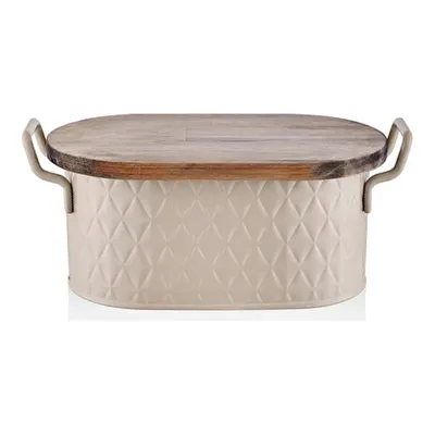 The Mia Prizma Ekmek Saklama Kabı Karamel 40x22x18 Cm